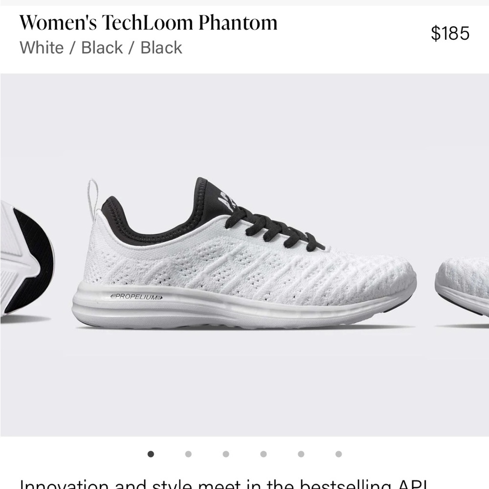 APL TECHLOOM PHANTOM SNEAKERS WHITE/BLACK